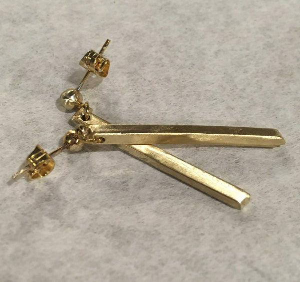 Square Brass wire earrings